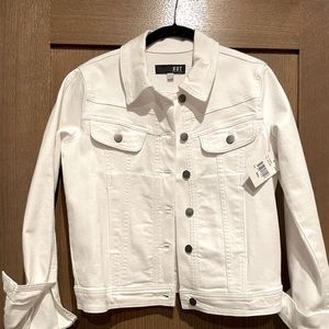 KUT from the Kloth White Denim Jacket